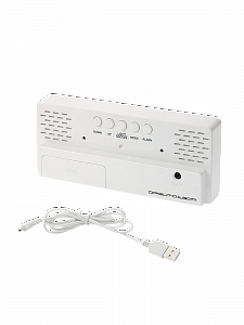 Часы настольные электронные от сети RGB Орбита OT-CLT12 Белые